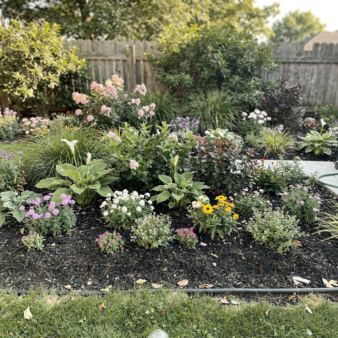 Perennial garden bed redesign, Northport NY